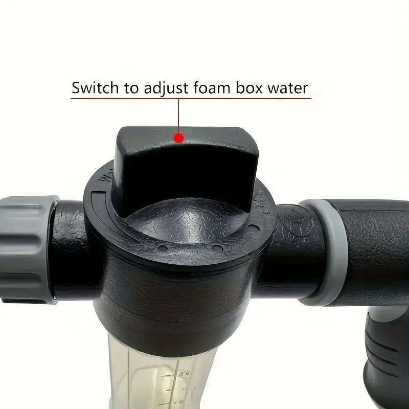 High-Pressure Spray Gun With Foam Bottle