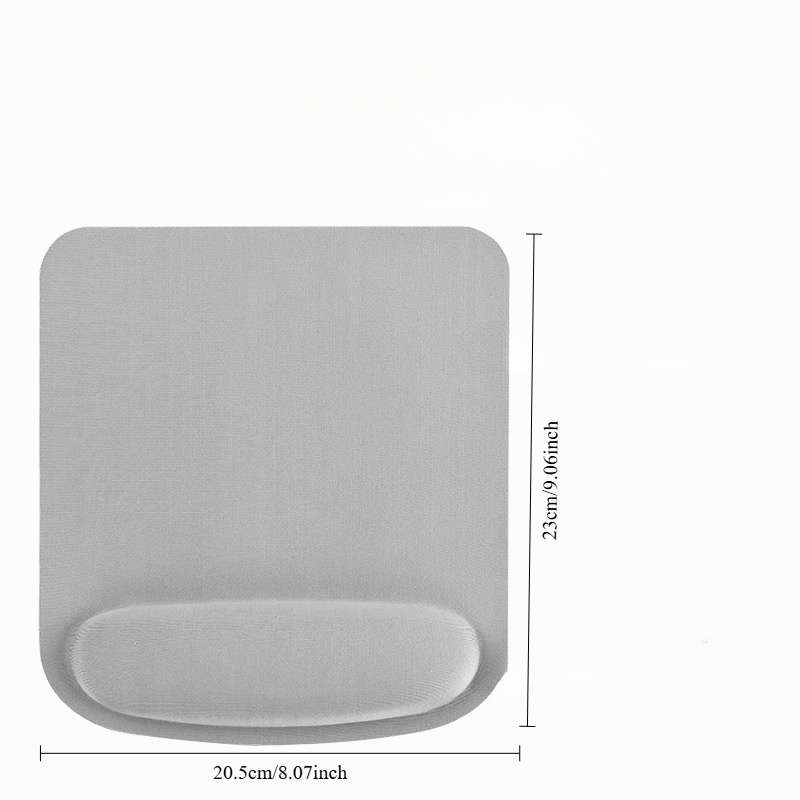 1pc Ergonomic Mouse Pad with Gel Wrist Rest Thickened Sponge Dirt-Resistant Comfo