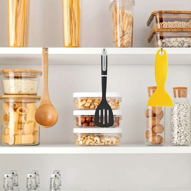 30pcs High Performance Metal Screw Hooks Traditional Style Silvery Easy Assembly Rust-Resistant for