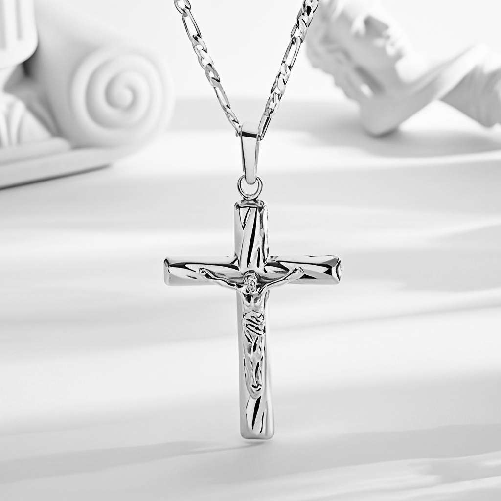 1 Piece Golden Jesus Theme Pendant