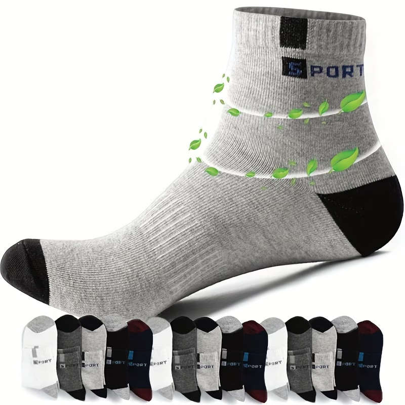5 Pairs Of Breathable Socks For Men And Women