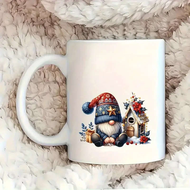 12 Santa Claus And Dwarfs Stickers