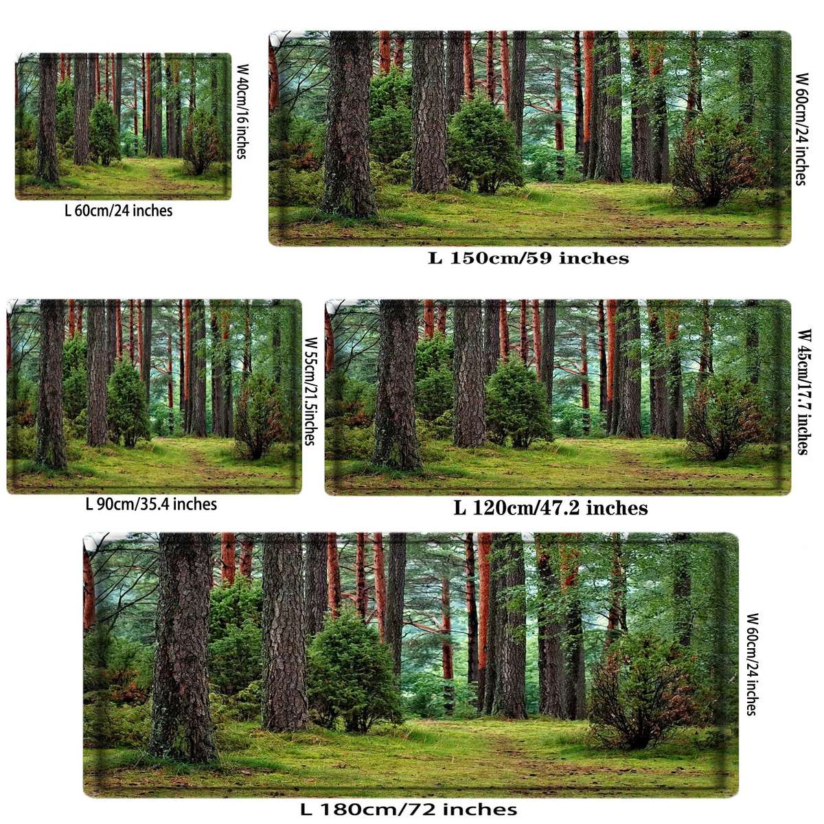 1Pc 40x60cm 16x24inch Floor Mat