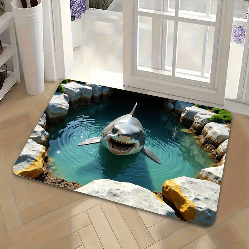 1Pc 15.75x23.62inch 40x60cm Floor Mat