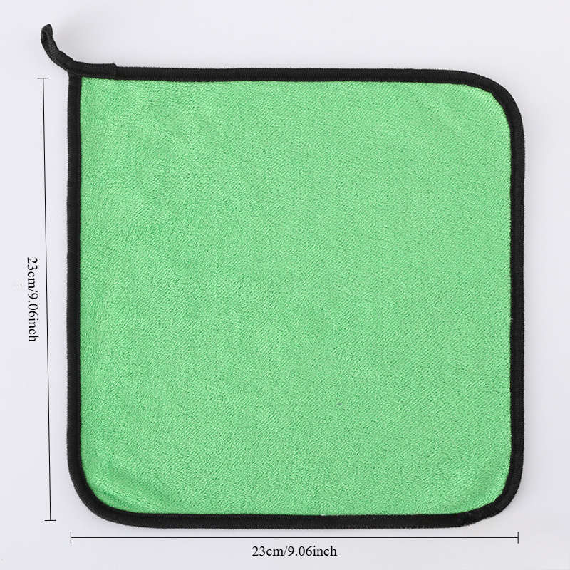 5pcs Super Absorbent Microfiber Dishcloths Non-Shedding Quick-Drying Multi-Purpose Cleaning