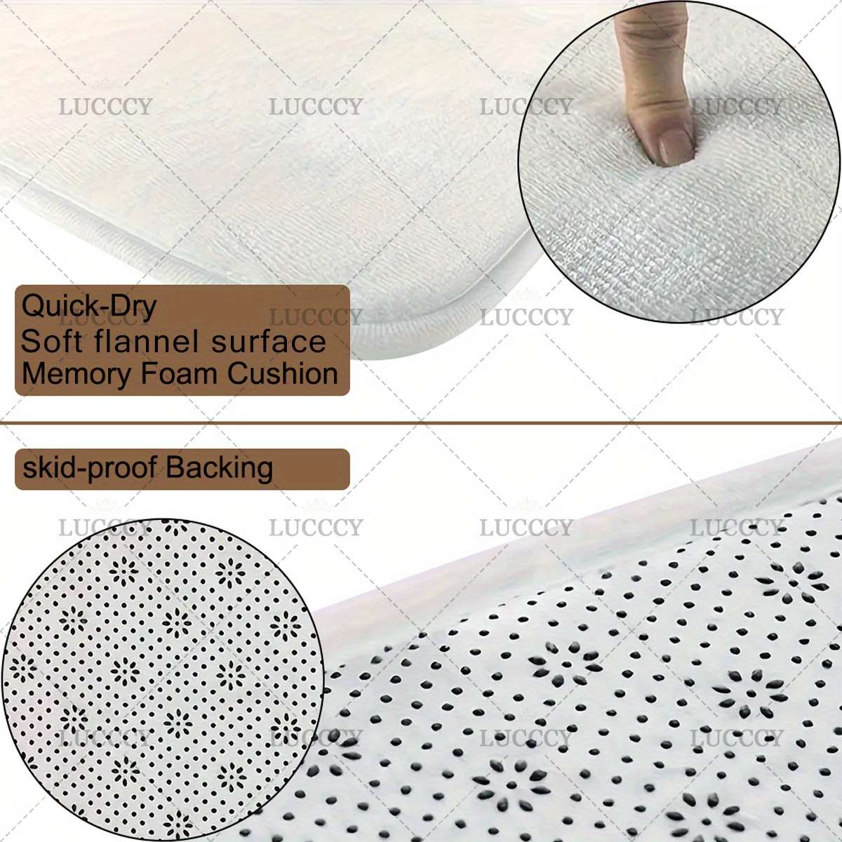 1Pc 19.69x31.5inch 50x80cm Floor Mat