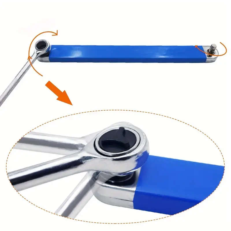 15 Offset Impact 3/8 Extended Wrench Socket Tool Set