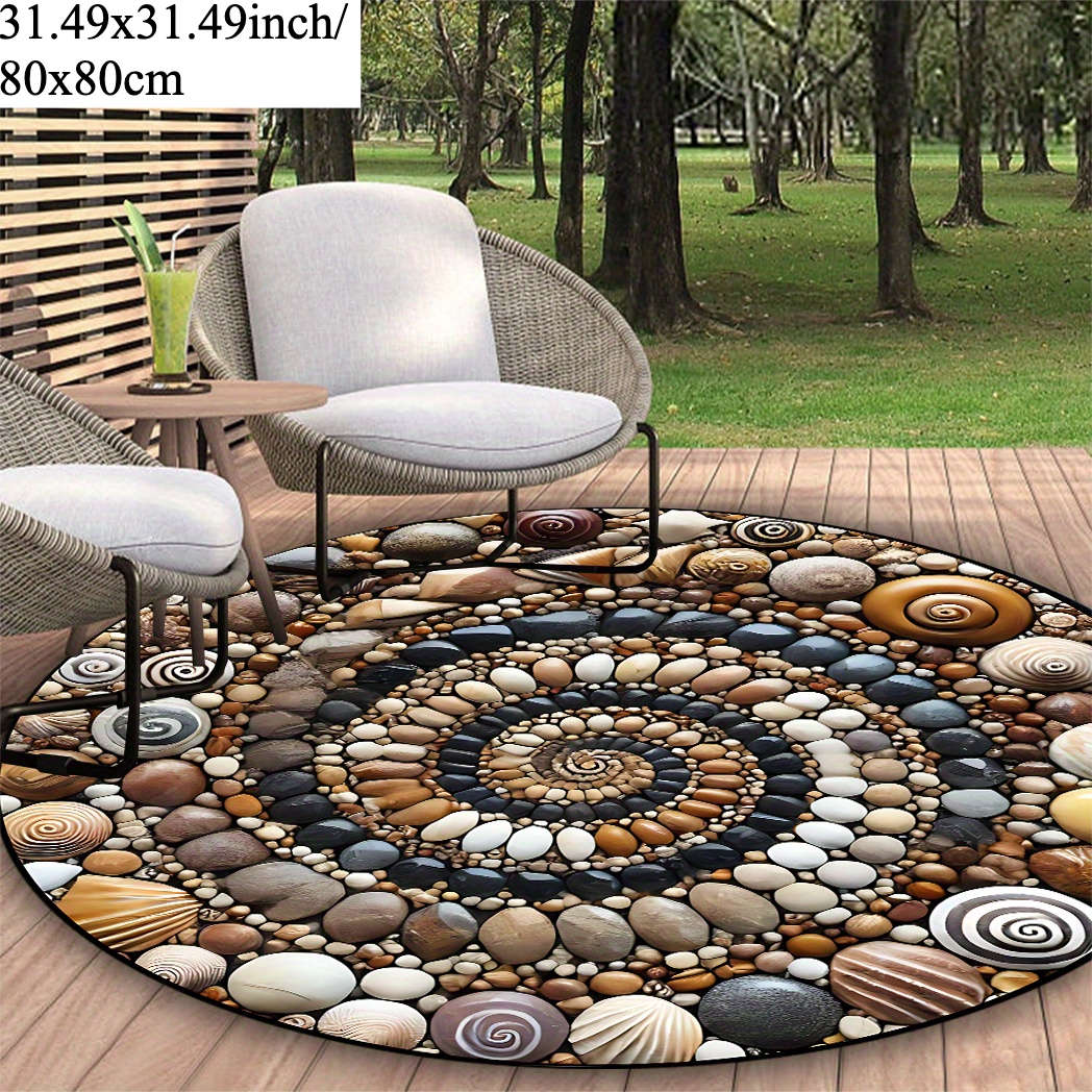 1Pc 39.4x39.4inch 100x100cm Floor Mat