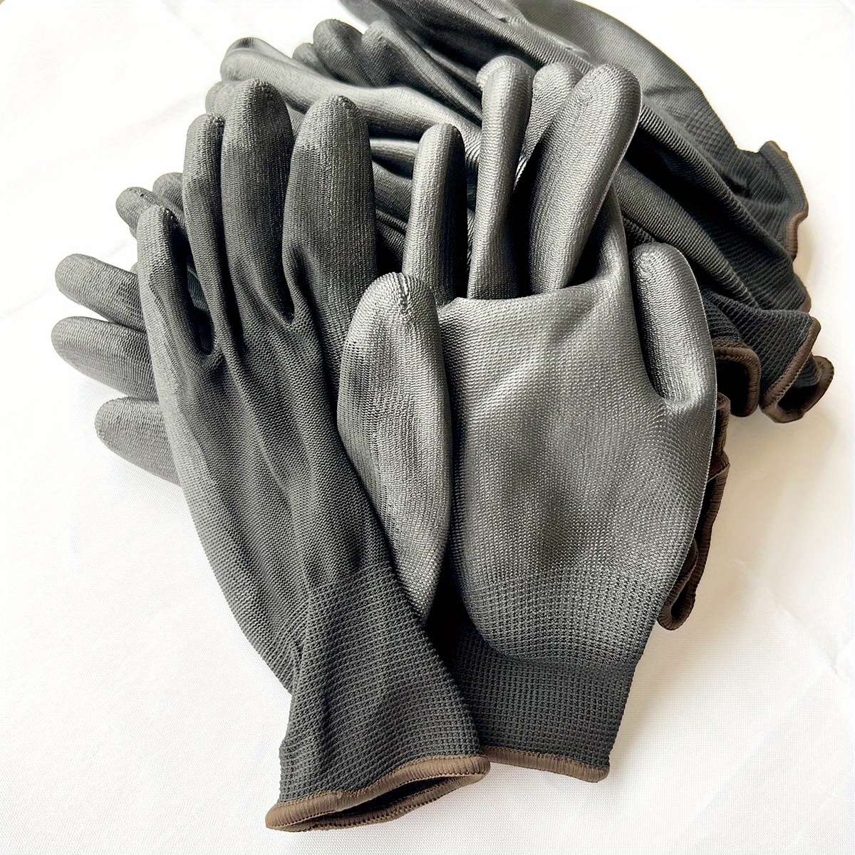 7 Pairs Black Size XL Multi Purpose Work Gloves