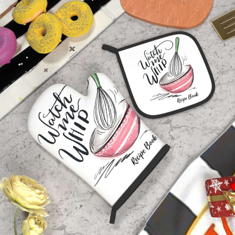 2Pack Heat Resistant Oven Mitts And Potholders