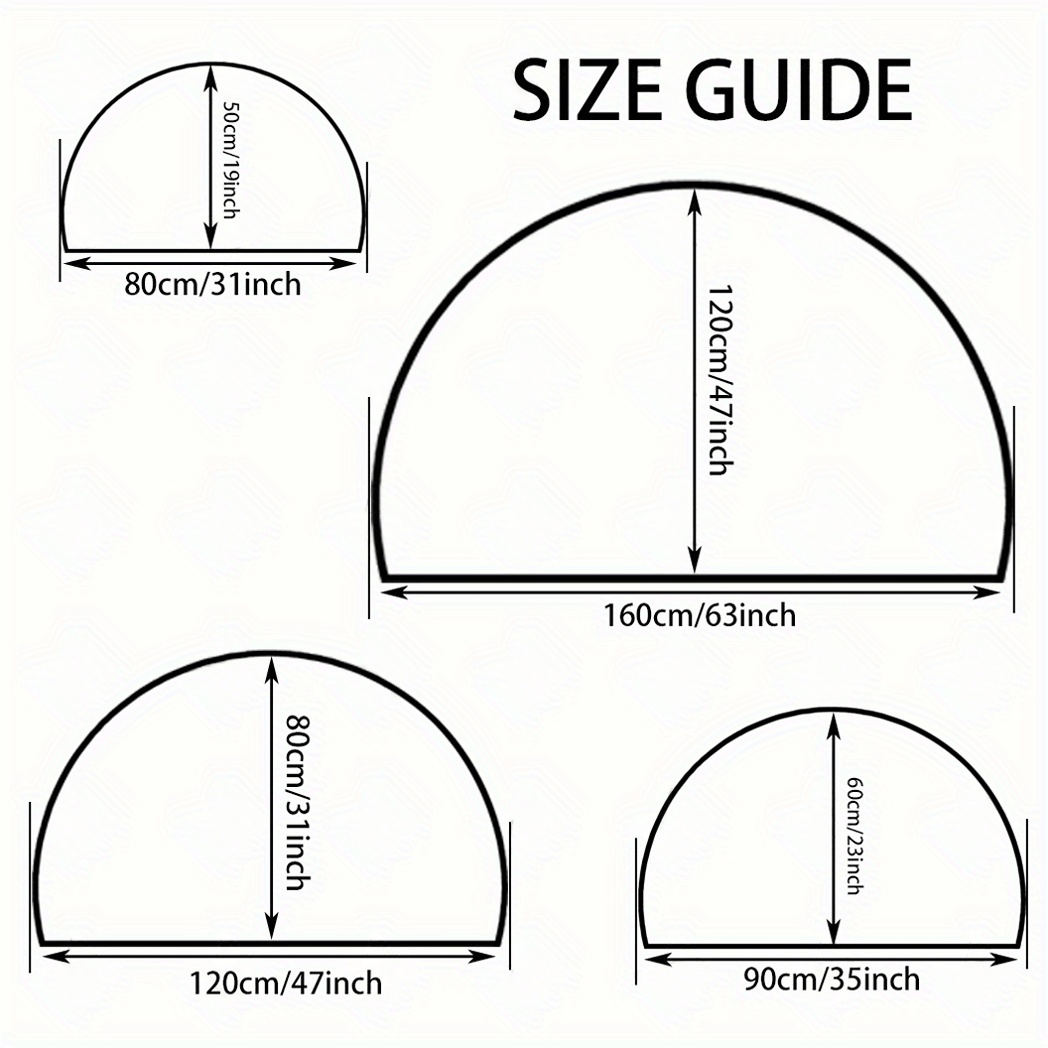 1Pc 60x90cm 23.62x35.43inch Floor Mat