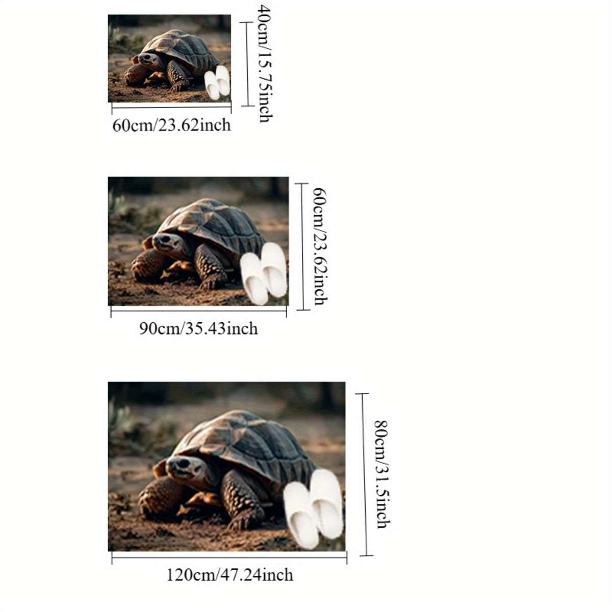 1Pc 40x60cm 15.75x23.62inch Floor Mat