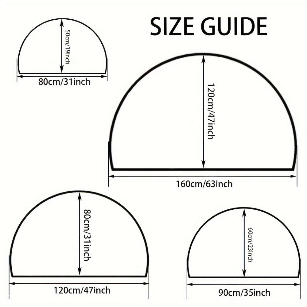 1Pc 50x80cm Floor Mat