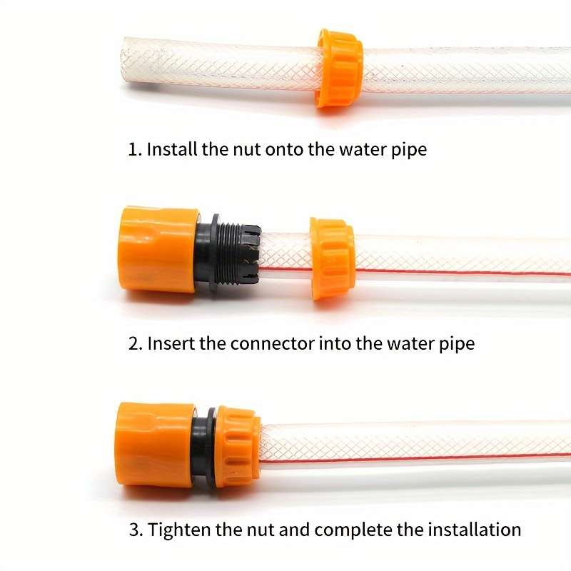 15Pcs Set Plastic Quick Connect Garden Irrigation Hose Fittings