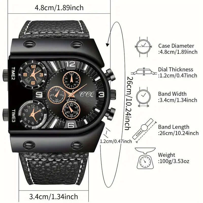 Men's Stylish Digital Dial Business Trend Quartz Watch