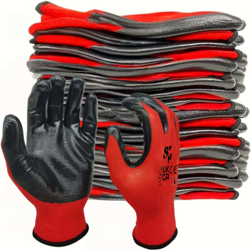 6 Pairs of Work Gloves