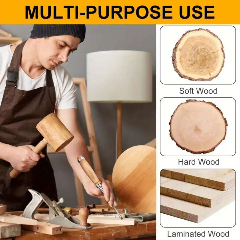 4-Piece Woodworking Chisel Set