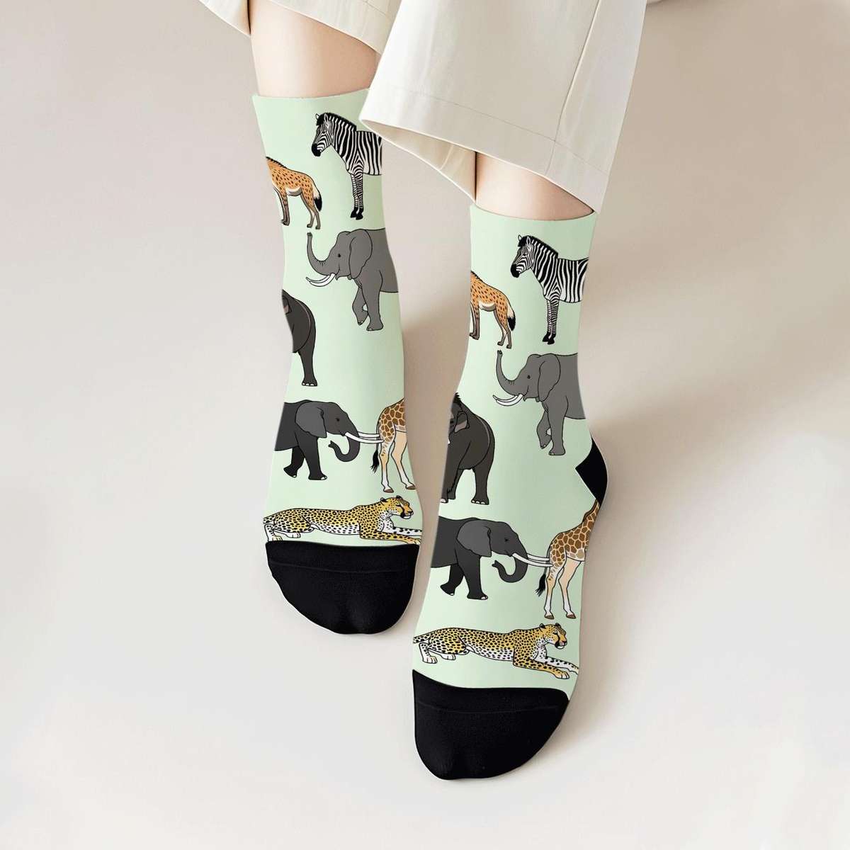 1 Pair Multicolor One Size Socks