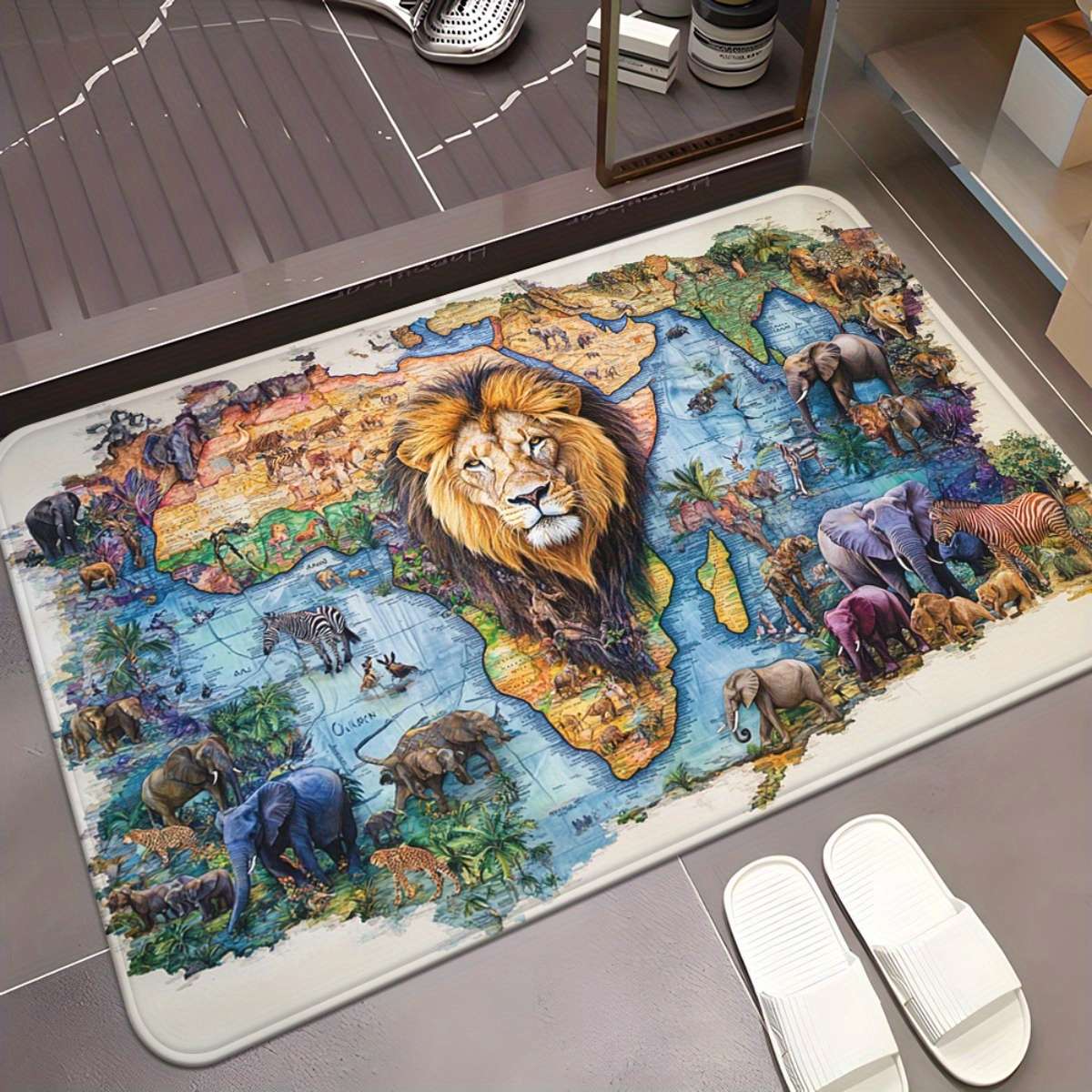 1Pc 15.75x23.62inch 40x60cm Floor Mat