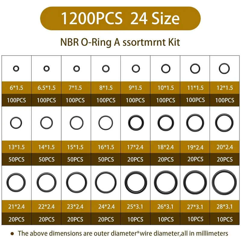 1200 Nitrile O-ring Kit
