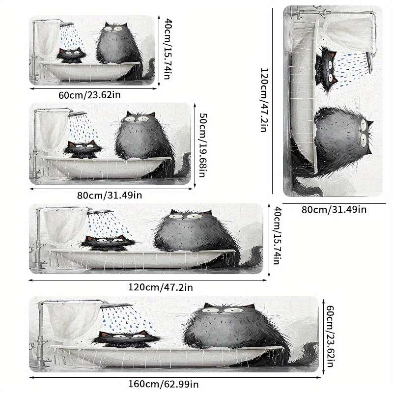 1Pc 6Ox16Ocm Floor Mat