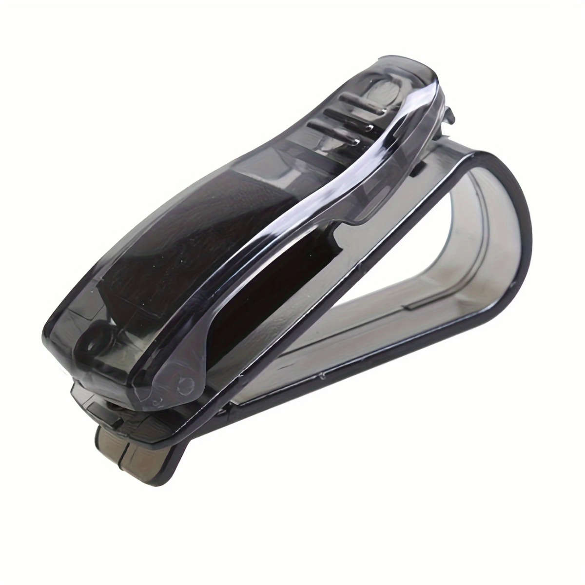 1pc Multi-Function Car Sun Visor with Glasses Holder Bill ID Card Slots Durable ABS Material Essenti