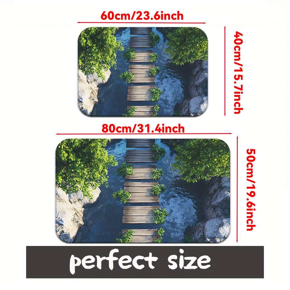 1Pc 45x75cm Floor Mat