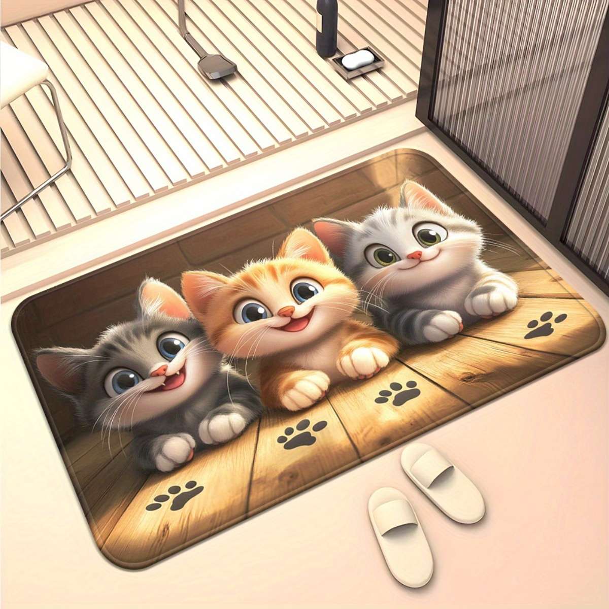 1Pc 15.75x23.62inch 40x60cm Floor Mat