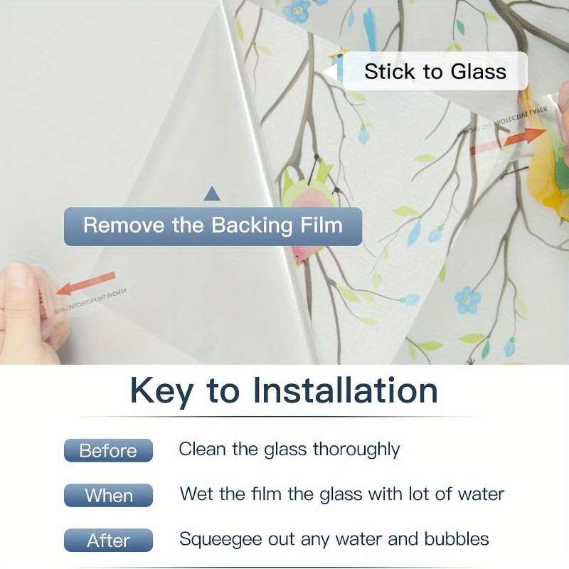 44.98cm x 5.0meter   Door And Window Stickers