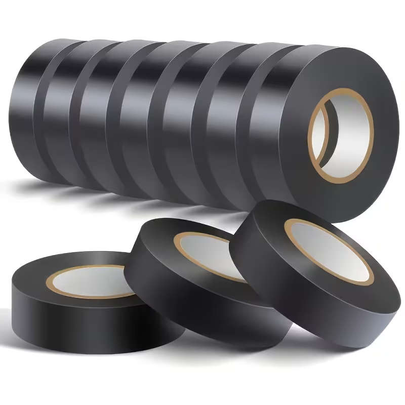 10 Rolls Of high-Quality Black Electrical Tape