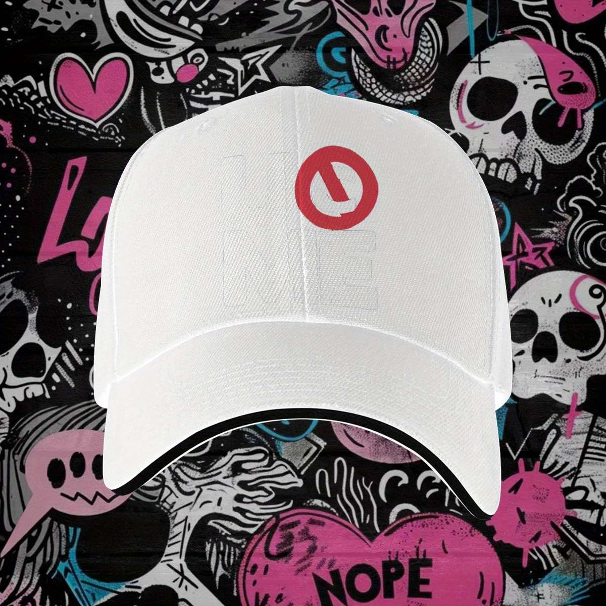 Cena Hustle Loyalty Respect Adjustable Baseball Cap Black with Bold U ME Graphic 100% Poly