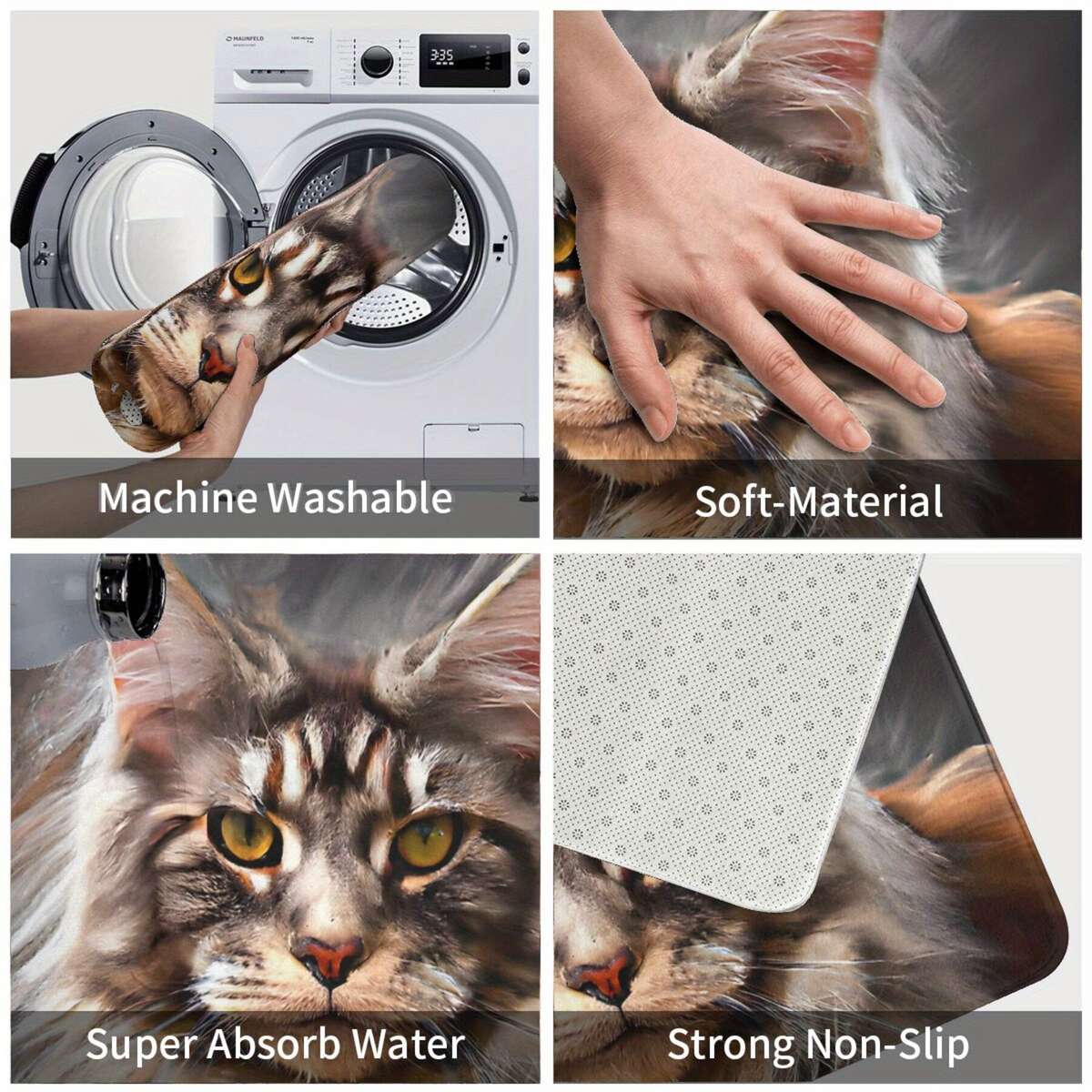 1Pc 50x80cm Art Floor Mat