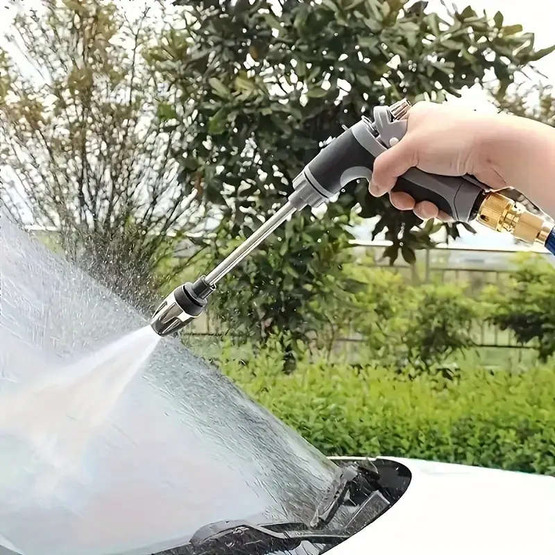 High-Pressure Spray Gun With Foam Bottle