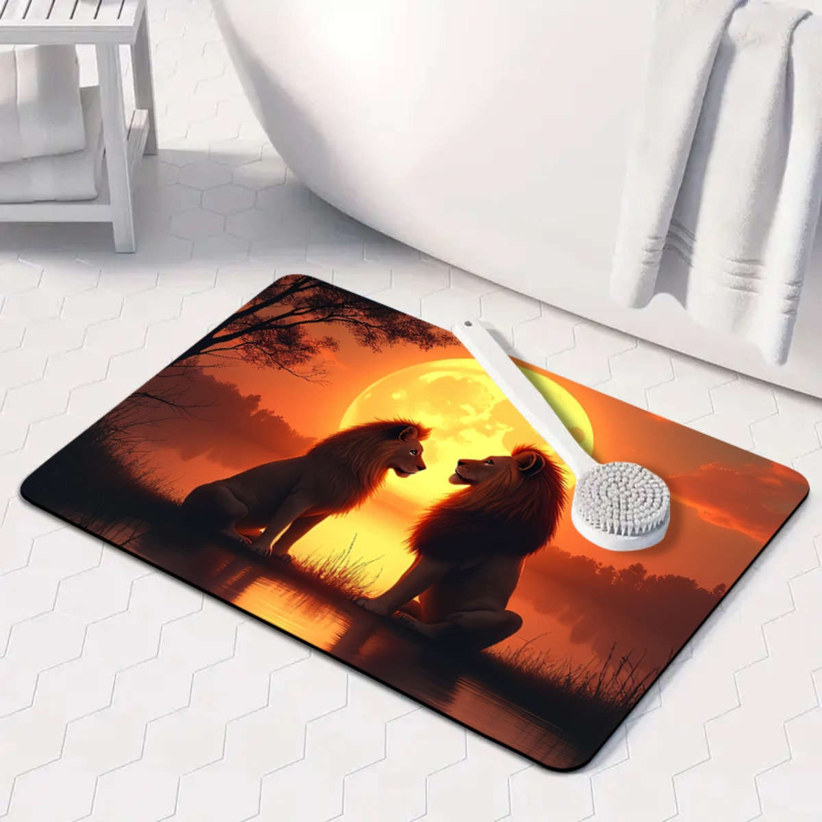 1Pc 39.88x80.01cm Floor Mat