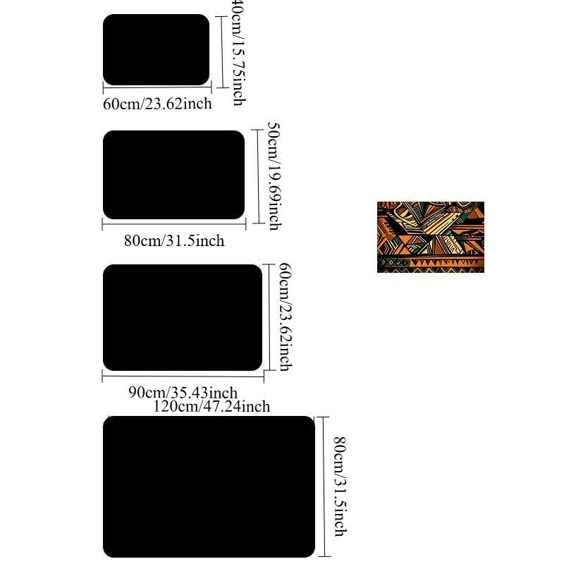 1Pc 60x90cm Floor Mat