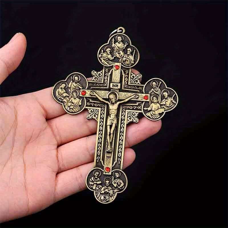 1 Piece Bronze Jesus Theme Pendant
