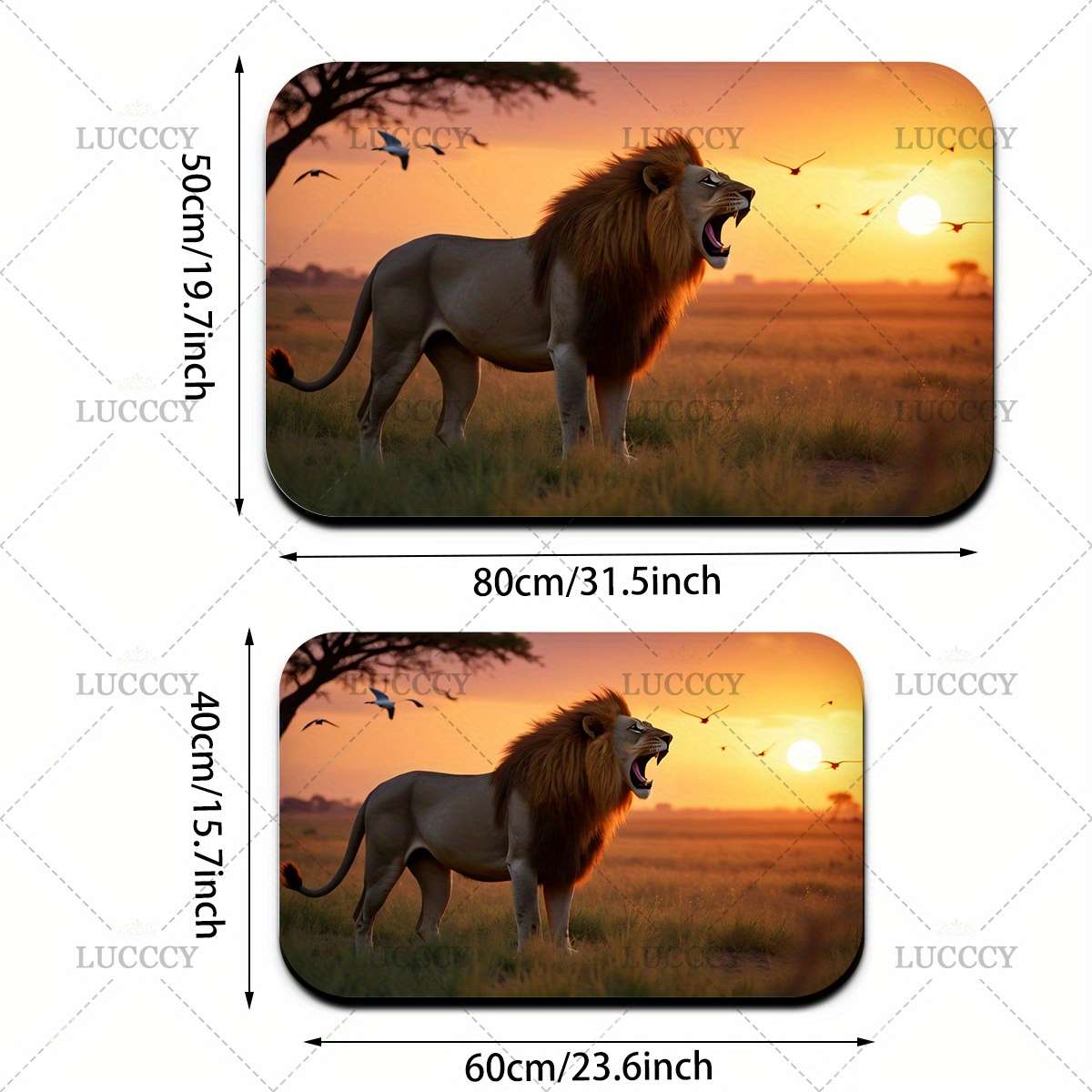 1Pc 17.72x47.24inch 45x120cm Floor Mat