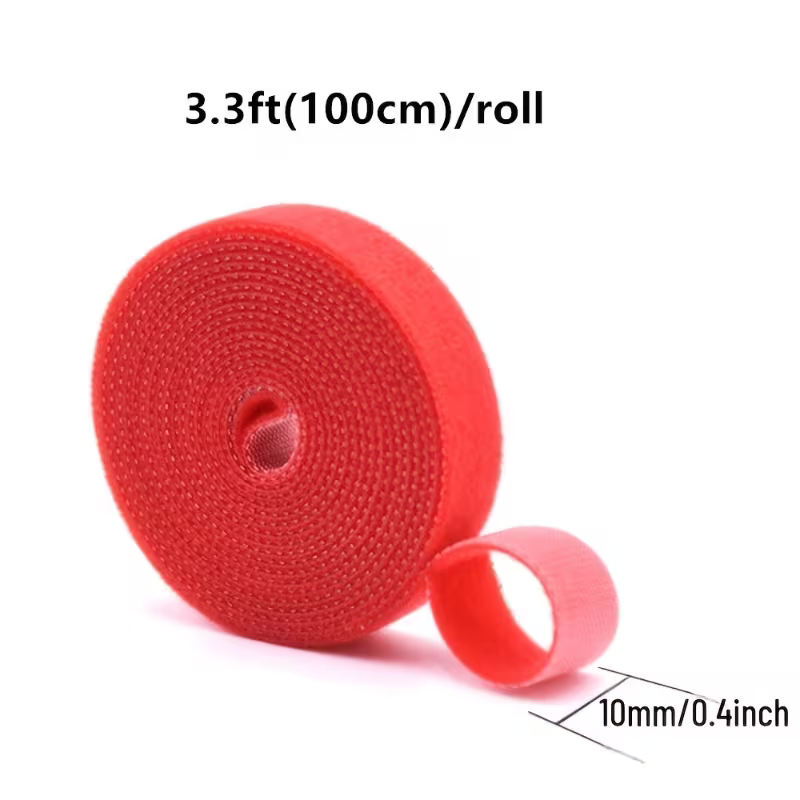 10 Foot Multi Color Reusable Hook And Loop Tape