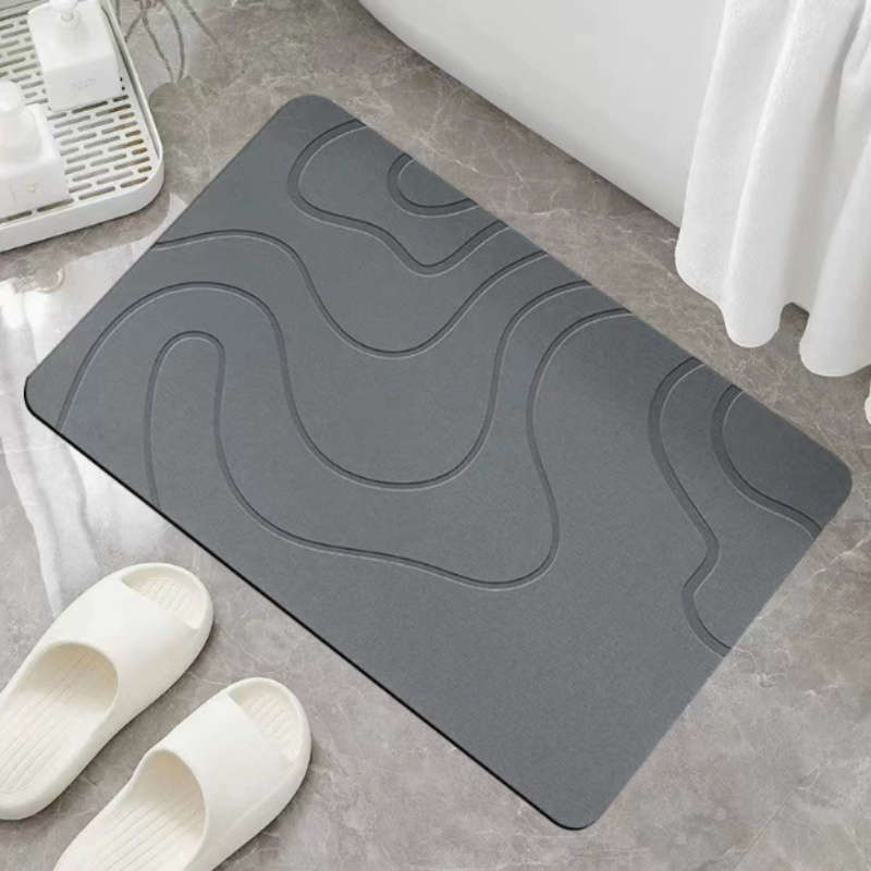 1Pc Gray Floor Mat