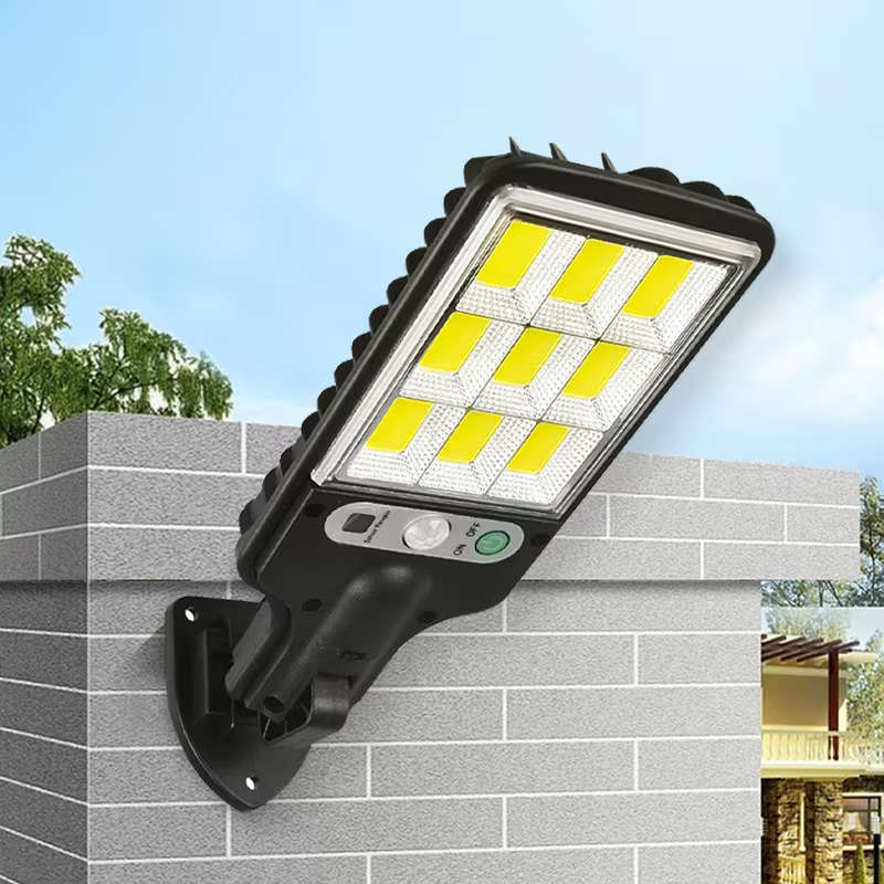 Solar Outdoor LED Street Light Motion Sensor Wall Mount Security Lamp
