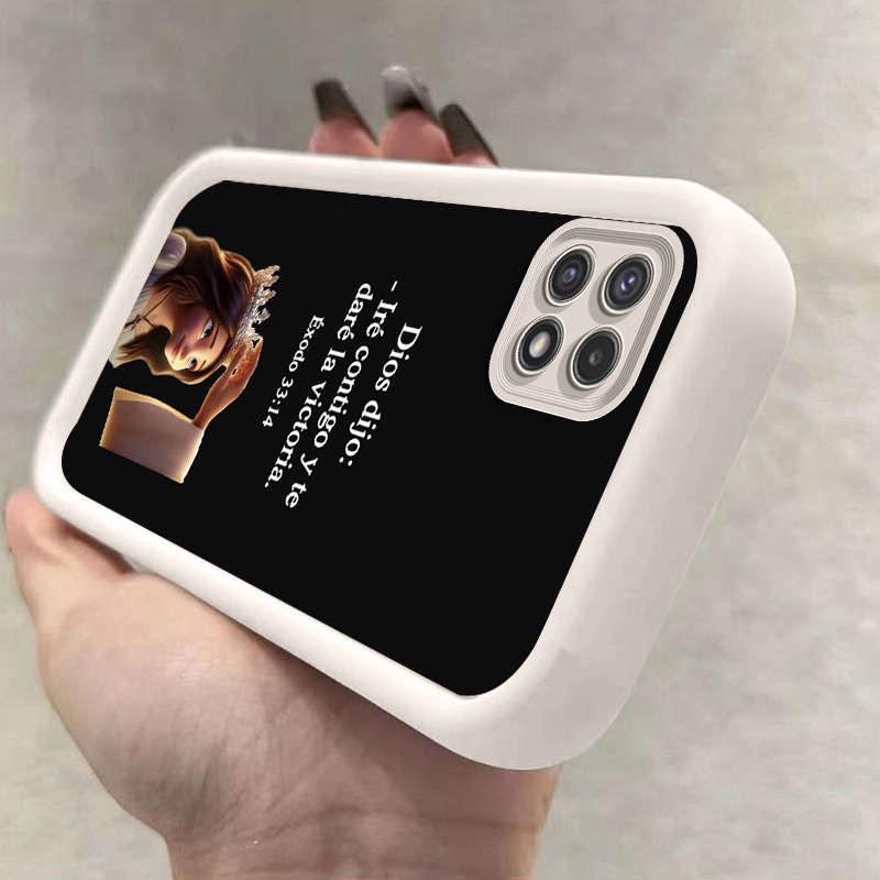 1pc White For Samsung Galaxy A14 5G Phone Cases