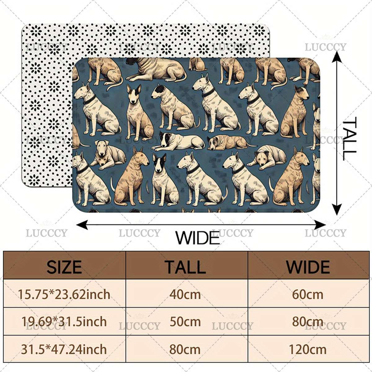 1Pc 19.69x31.5inch 50x80cm Floor Mat