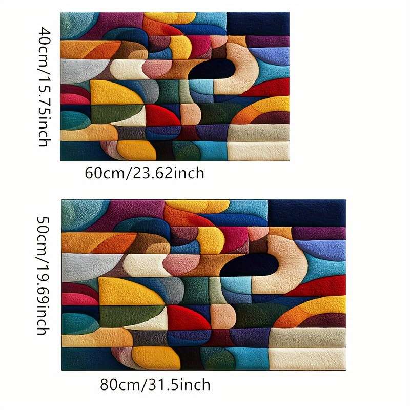1Pc 60x90cm 23.62x35.43inch Floor Mat