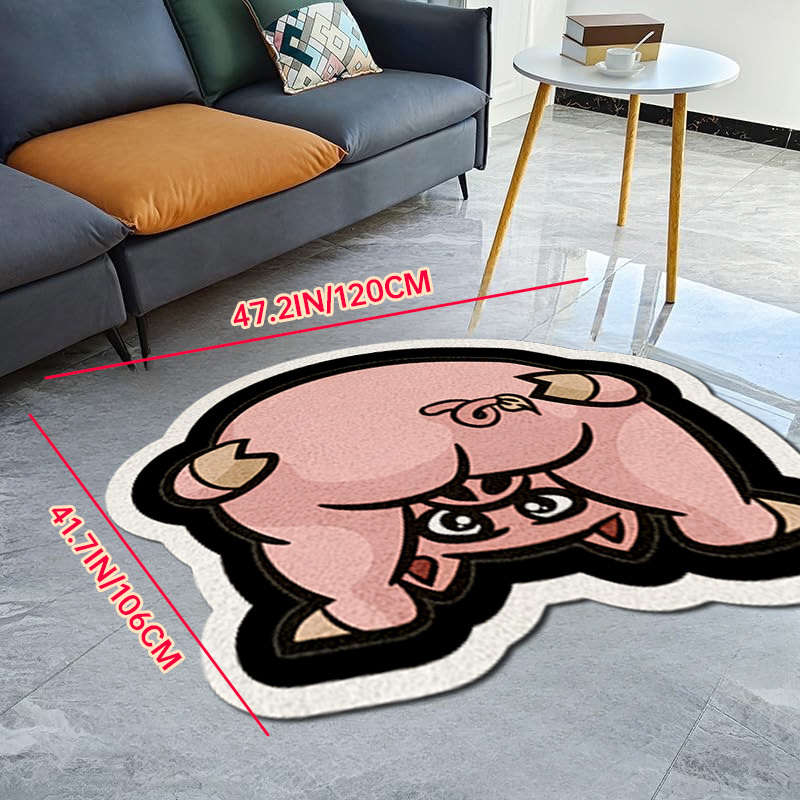 1Pc 47.2x41.7inch 120x106cm Floor Mat