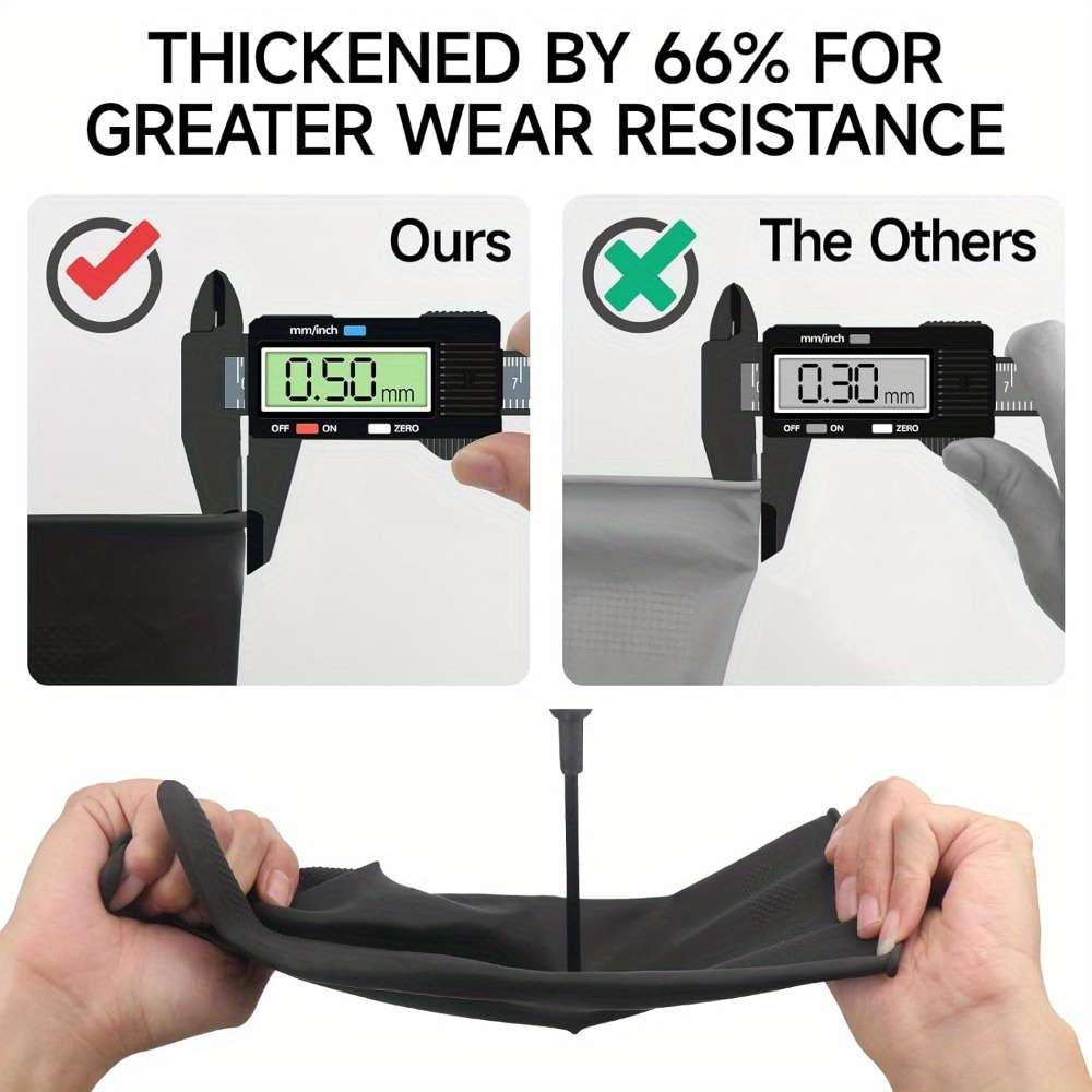 1 Pair  Black Household Cleaning Gloves