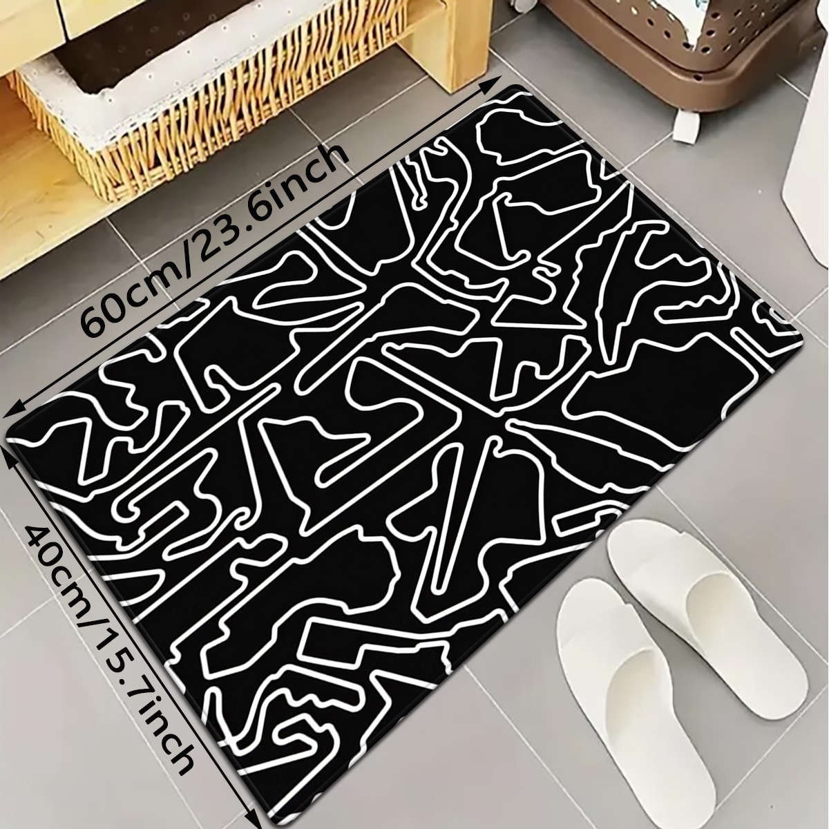 1Pc 50x80cm Floor Mat