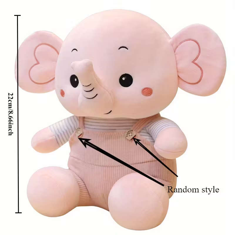 Brand New And Very Cute Elephant Plush Toy Brown