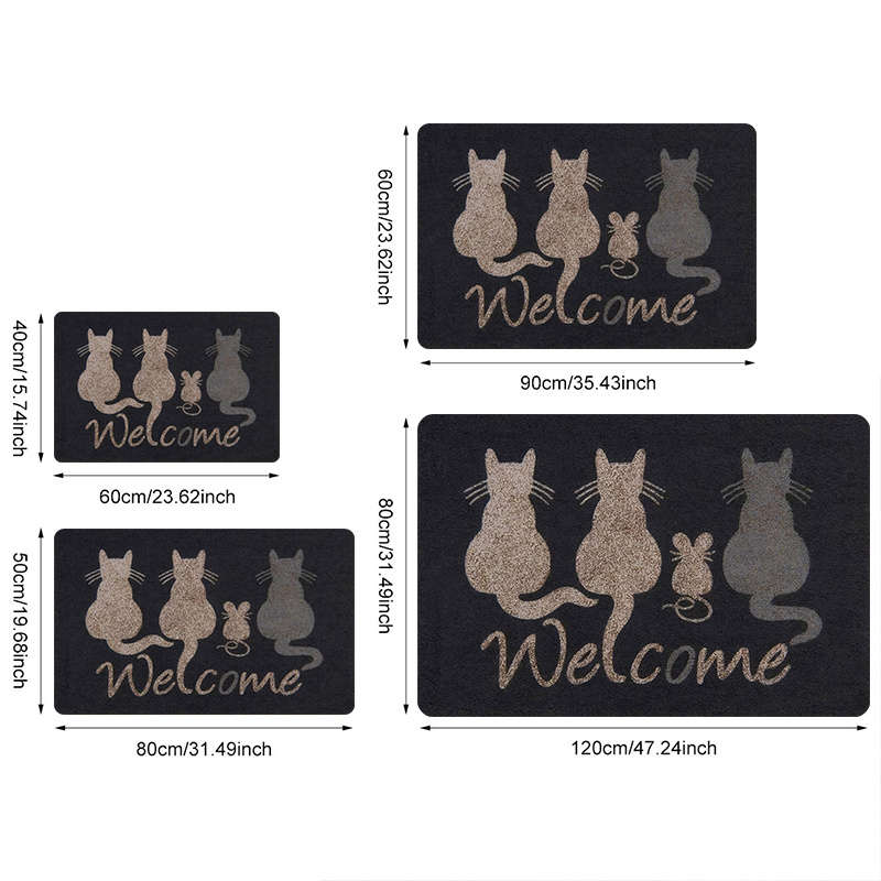 1Pc 16x24inch 40x60cm Floor Mat