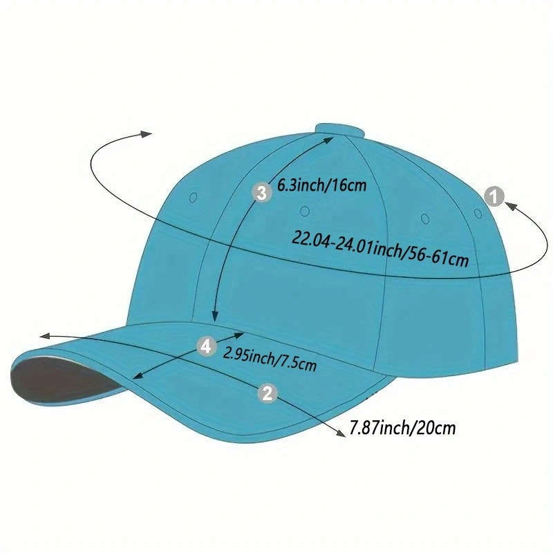 1pc Unisex Adjustable Breathable Trucker Hat with Cartoon Embroidery Mesh Back Panel Durable