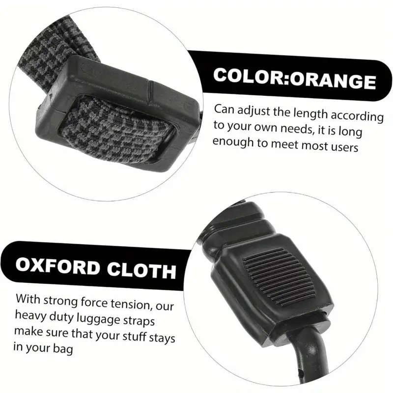 5 Pieces Of Heavy-Duty Bungee Cords